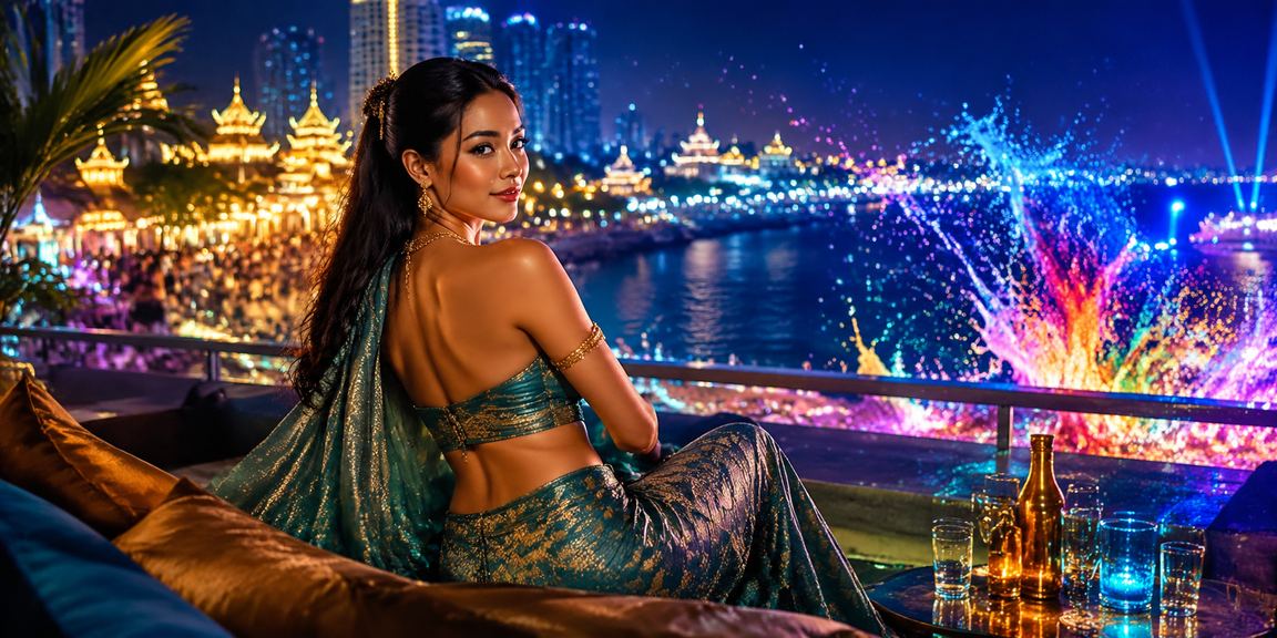 ရန်ကုန် မြို့တွင်း စပျစ်ကာစီနိုတစ်ခုတွင် ပျော်ရွင့်နေသူများ